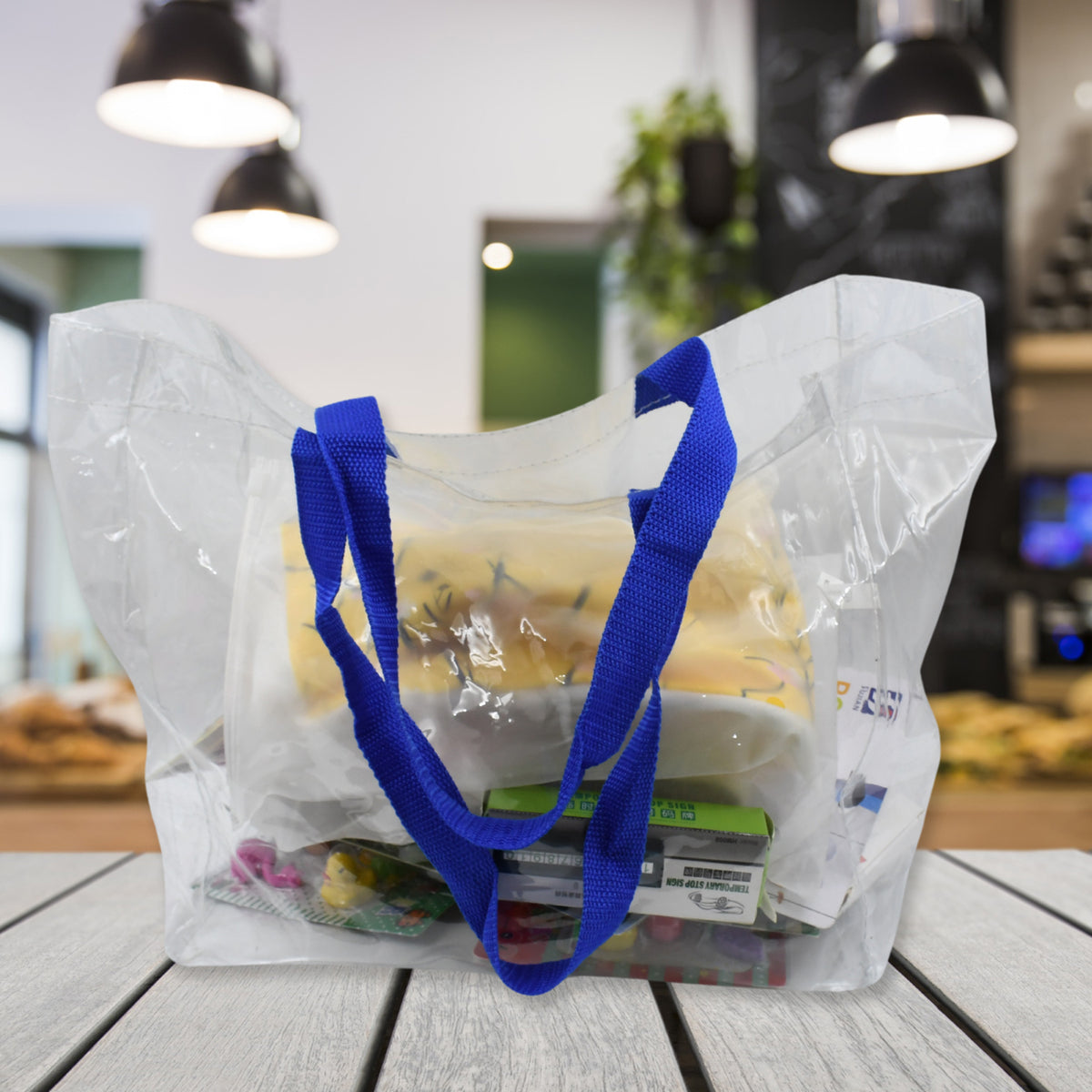 Multifunction Transparent Bag With Handle Bag (453014 Cm 1 Pc)